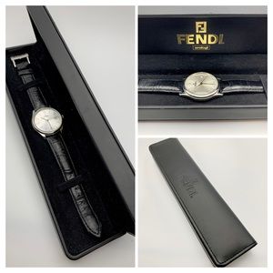 💍Fendi Orologi Men’s Watch w/Leather Band